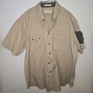 Orvis Sporting Traditions 100% Cotton  Double Pocket Side Arm Pocket